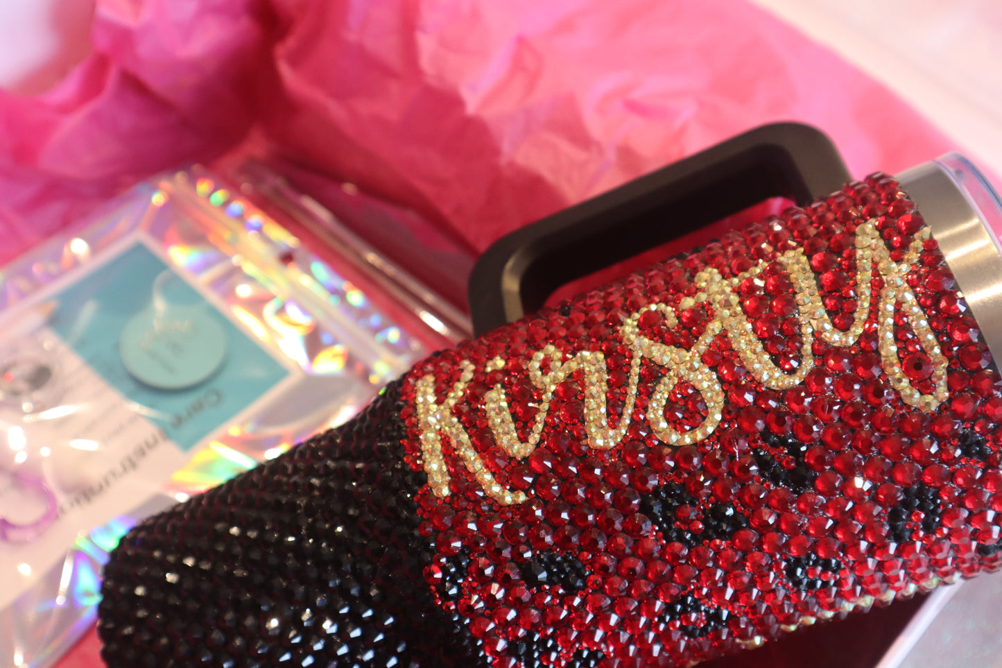 Custom Made Rhinestone Tumbler 40oz