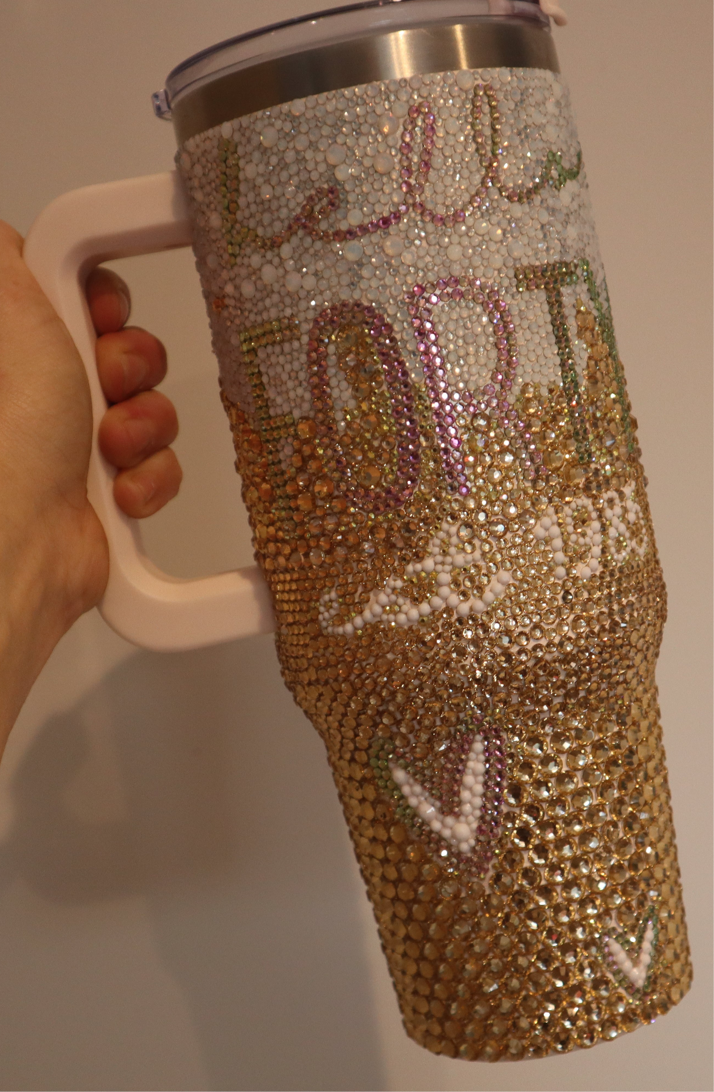 Custom Made Rhinestone Tumbler 40oz
