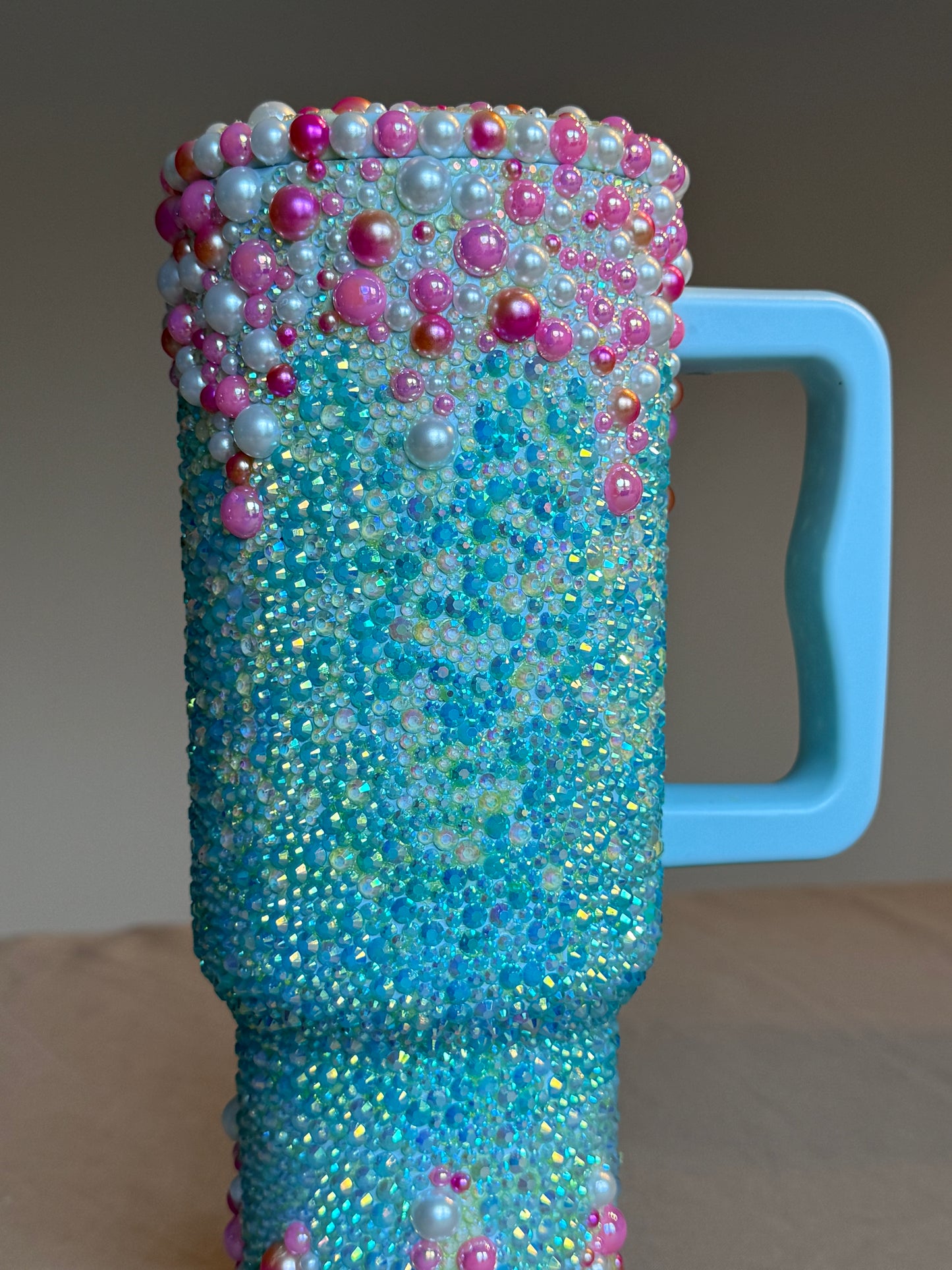 Custom Made Rhinestone Tumbler 40oz
