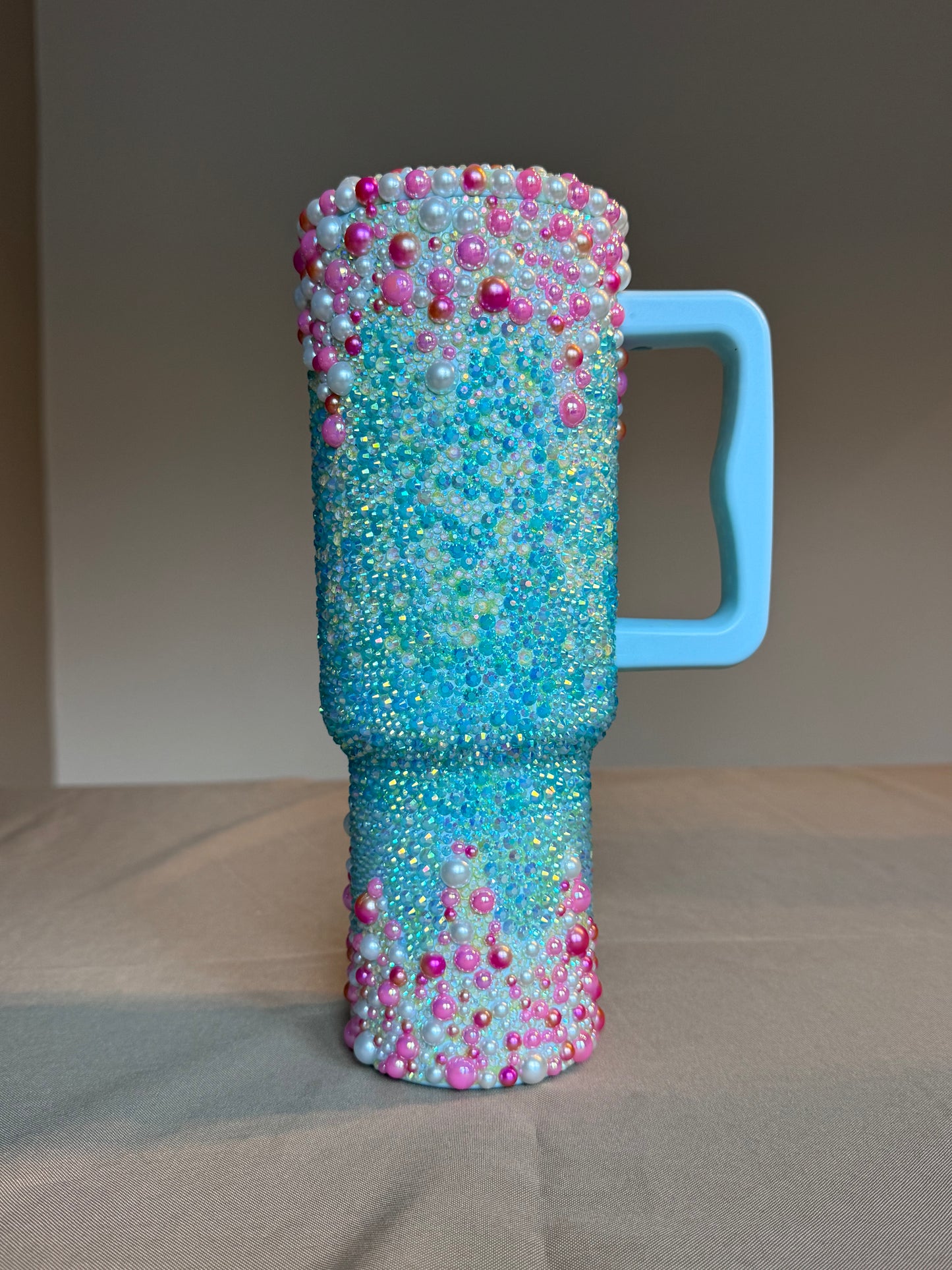 Custom Made Rhinestone Tumbler 40oz