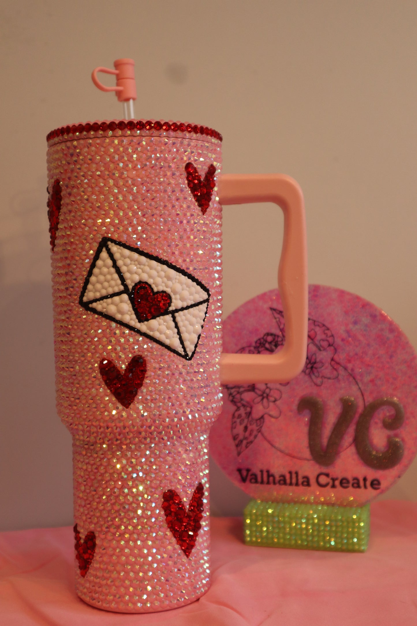 Custom Made Rhinestone Tumbler 40oz