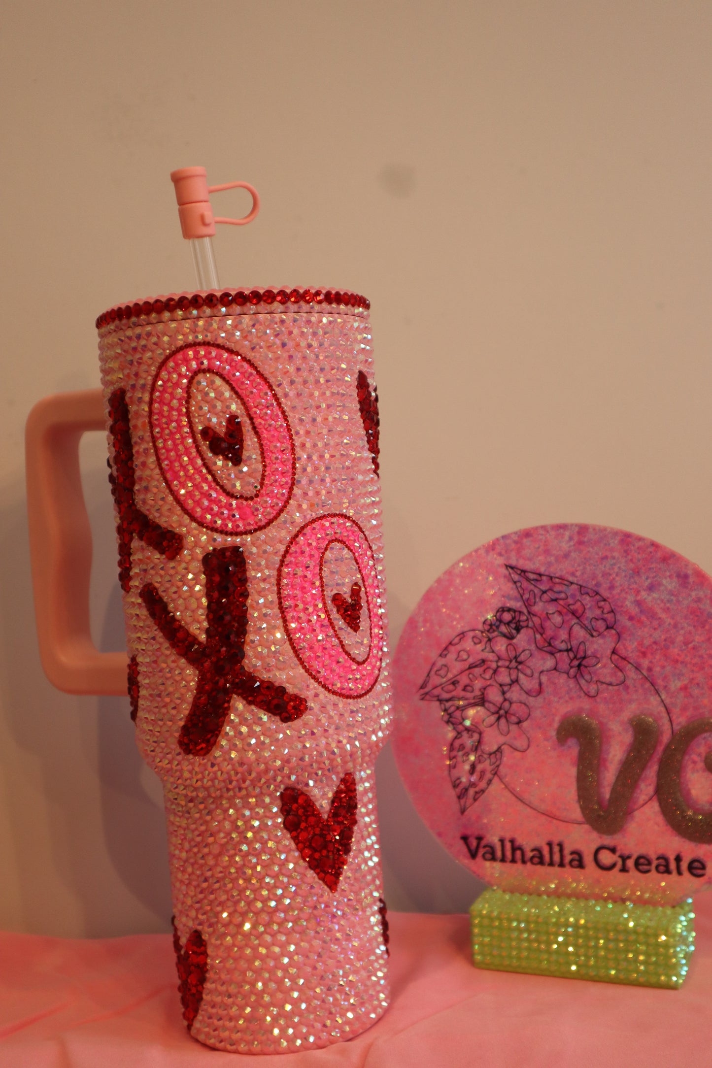 Custom Made Rhinestone Tumbler 40oz