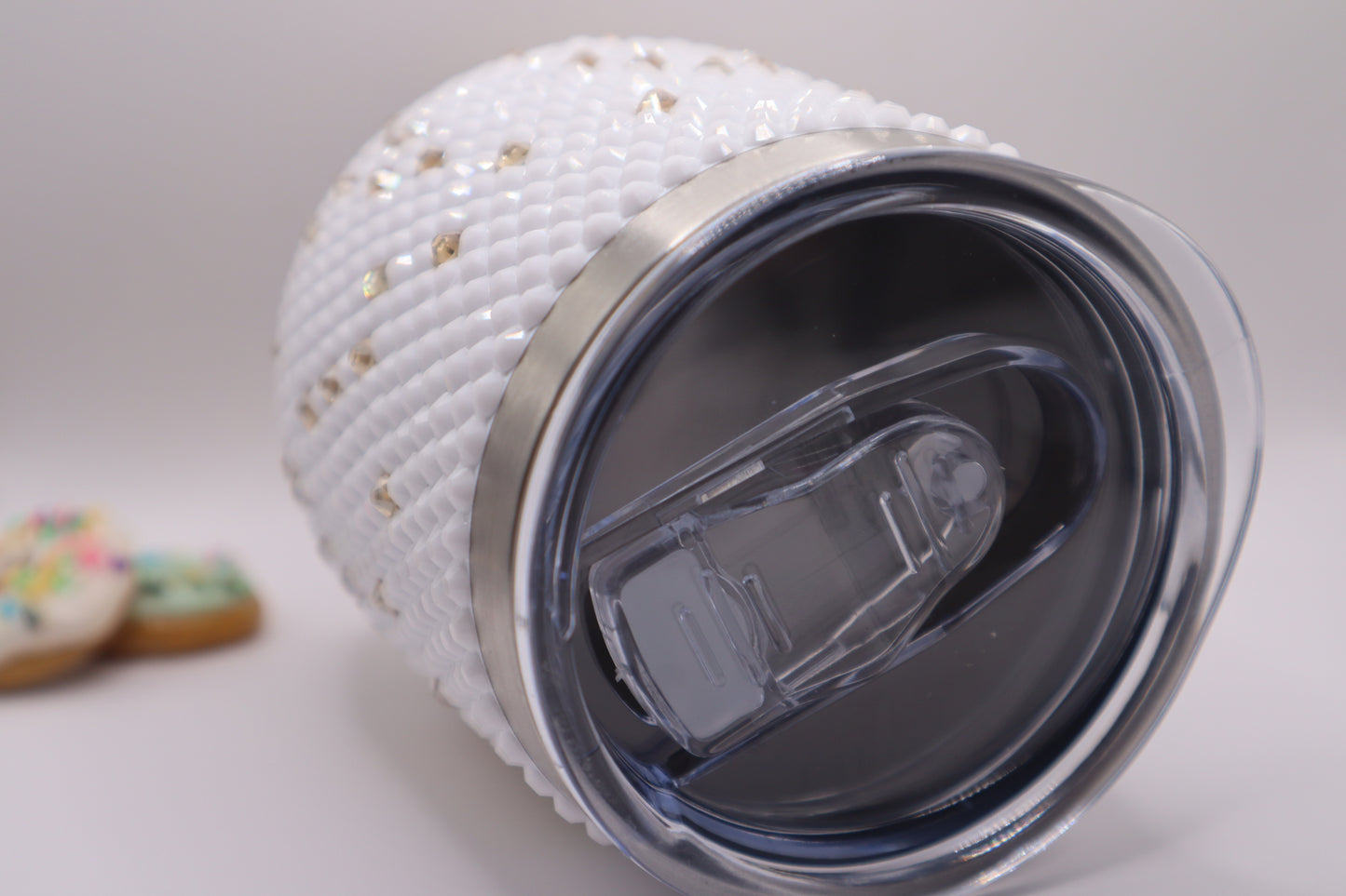 Custom Made Rhinestone Coffee Cup 12oz