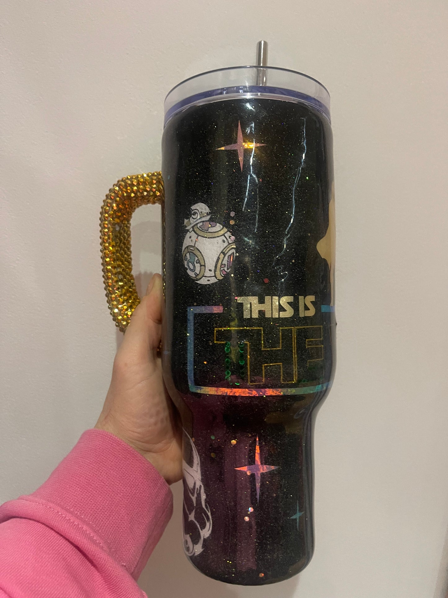 Custom Made Rhinestone Tumbler