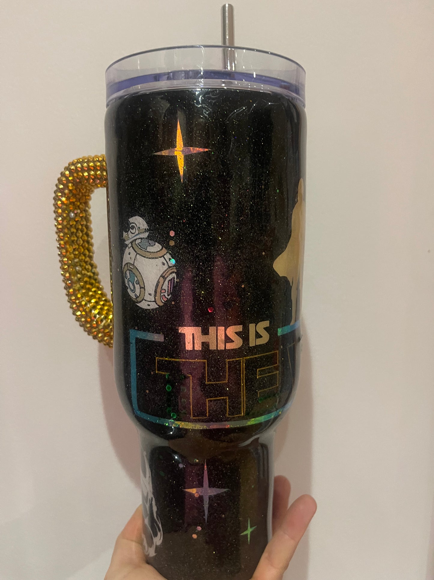 Custom Made Rhinestone Tumbler